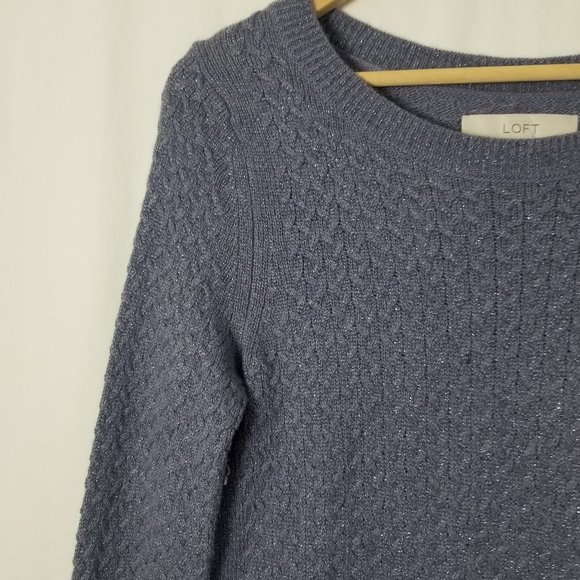 LOFT Sparkle knit sweater size S (135) - Picture 6 of 8